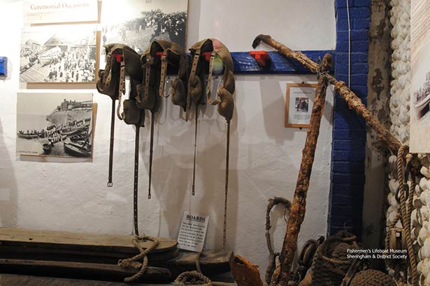 Fishermens lifeboat museum inside displays